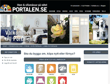 Tablet Screenshot of portalen.se